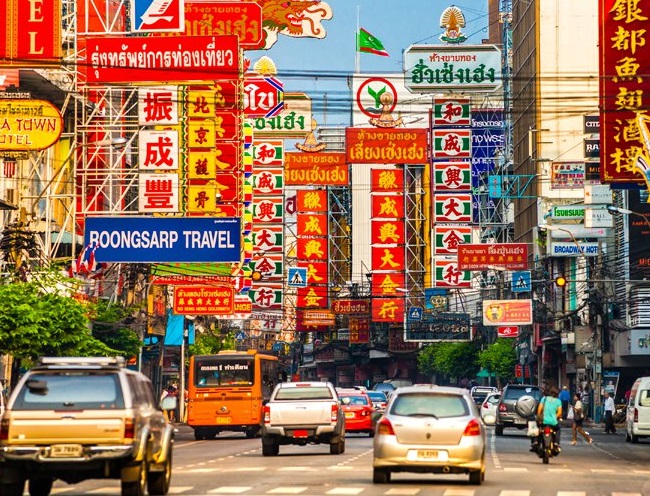 du lịch thái lan, du lịch bangkok thái lan, thăm phố china town khi du lịch bangkok thái lan