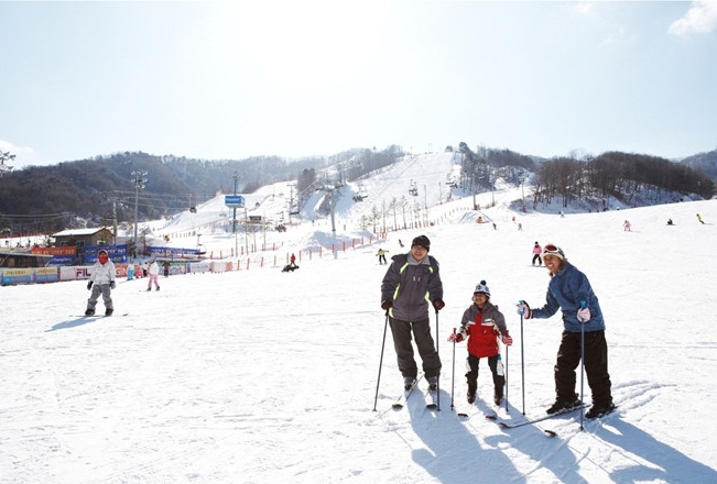 du lịch hàn quốc, mùa đông hàn quốc, trượt tuyết mùa đông, những địa điểm trượt tuyết nổi tiếng ở hàn quốc