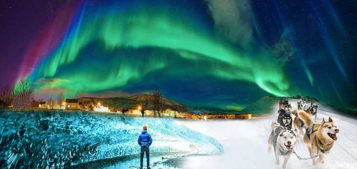 Du Lịch Bắc âu - đến Iceland Ngắm Cực Quang Mặt Trời Lúc... Nửa đêm