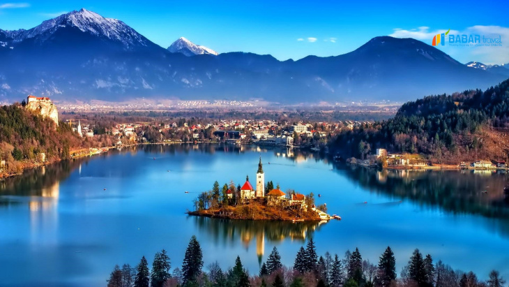 Hồ Bled - viên ngọc xanh biếc của Slovenia