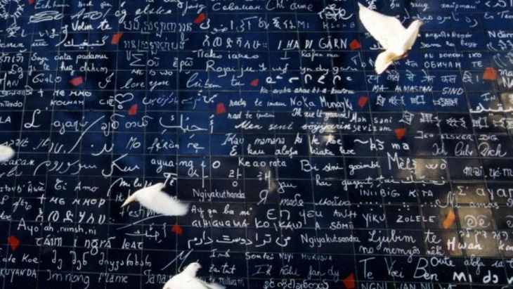 khám phá, trải nghiệm, câu chuyện về bức tường “i love you” lãng mạn ở paris