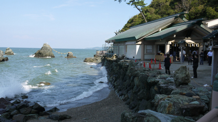 cặp đá vợ chồng, vịnh futami, điểm đến, đến nhật bản hãy ghé thăm cặp đá vợ chồng trong vịnh futami
