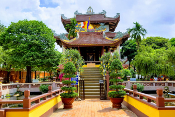Chùa Một Cột Thủ Đức – Phiên bản chùa Một Cột giữa lòng Sài Gòn