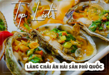 Top 3 làng chài ăn hải sản nổi tiếng ở Phú Quốc