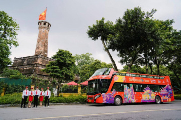 Trải nghiệm xe buýt 2 tầng Hà Nội view ngắm phố cực chất