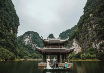 Mùa Thu chụp ảnh cưới ở Tràng An – Ninh Bình