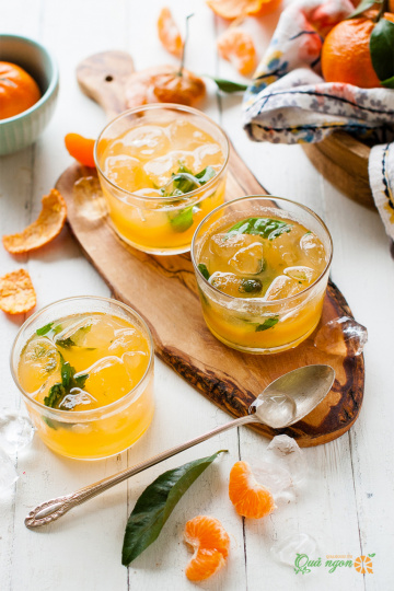 Công thức pha chế cocktail Mandarin Mint Lemonade