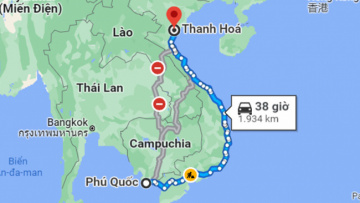 [MỚI] Khoảng cách Phú Quốc Thanh Hóa bao nhiêu km?