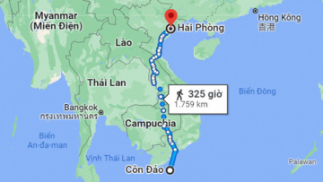 [MỚI] Khoảng cách Côn Đảo Hải Phòng bao nhiêu km?