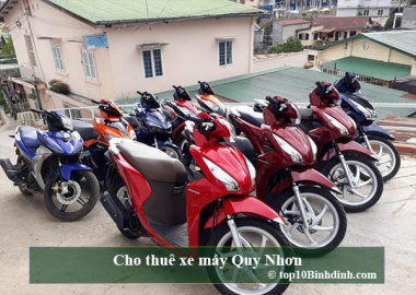Top 10 cửa hàng cho thuê xe máy uy tín Quy Nhơn Bình Định