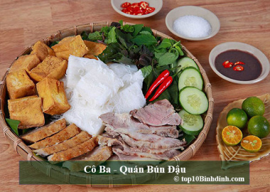Top 10 quán bún đậu mắm tôm nổi tiếng tại Quy Nhơn Bình Định