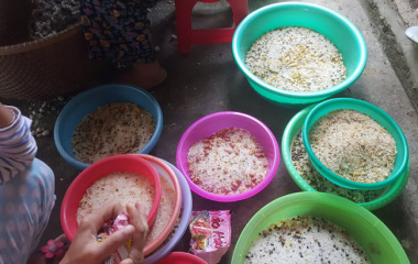 Bỏng gạo – Món ăn gắn liền với tuổi thơ