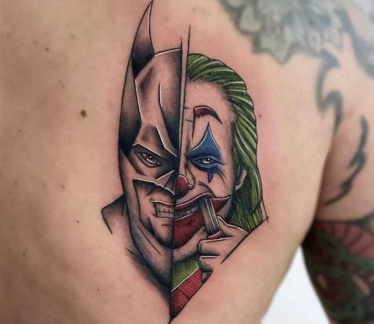 Batman and Joker Tattoo by KibaBird on DeviantArt