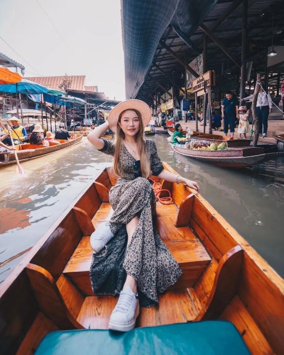 chợ nổi, tour thai lan gia re, bật mí top 5 khu chợ nổi gần bangkok