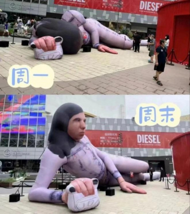 Búp bê khổng lồ trên phố ám ảnh người dân Thượng Hải