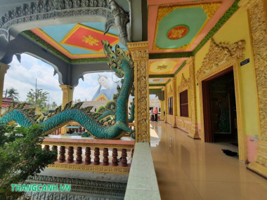 Chùa Som Rong – Ngôi chùa Khmer với tượng Phật nằm khổng lồ