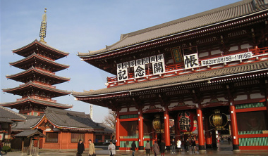 Ngôi chùa cổ Asakusa Nhật Bản