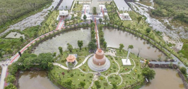 Thiền viện Trúc Lâm Chánh Giác – ngôi chùa có góc view “Ấn Độ” tại Tiền Giang