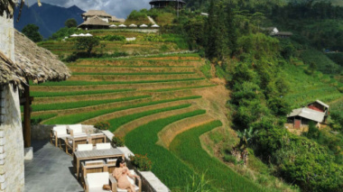 5 luxury resorts overlooking terraced fields