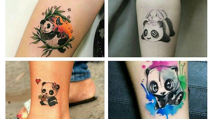 Ý nghĩa hình xăm gấu trúc Panda ý tưởng và thiết kế
