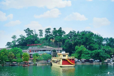 Check in khu du lịch sinh thái Ruby Yên Bái, trải nghiệm du thuyền trên lòng hồ Thác Bà