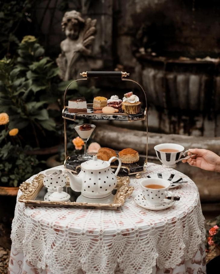 ăn chơi đà lạt, khám phá đà lạt, save garden: “say” trà thơm, “thưởng” bánh ngon trong khu vườn hoàng gia