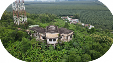 Many abandoned French villas in Dong Nai