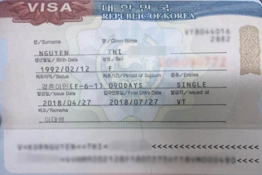 Hướng dẫn chi tiết thủ tục xin visa kết hôn Hàn Quốc năm 2022