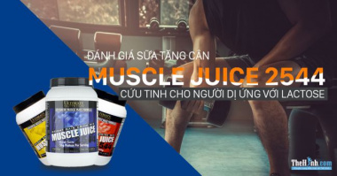 Đánh giá Muscle Juice 2544 – Sữa tăng cân số 1 của Ultimate Nutrition