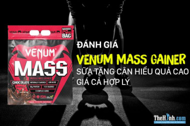 Venum Mass Gainer 20lbs (9kg) – Tăng cân hiệu quả, giá cả phải chăng