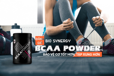 Đánh giá Bio-Synergy BCAA Powder – Tăng cơ cấp tốc, luôn tỉnh táo, tập xung hơn