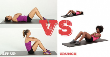 So sánh 2 bài tập bụng Crunch và Sit Up, bạn nên tập bài nào thì tốt hơn