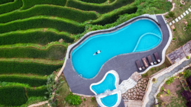Five luxury resorts overlooking rice terraces