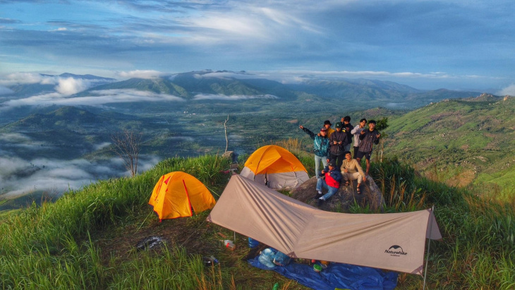 khám phá, trải nghiệm, khám phá đỉnh núi chư hreng – điểm cắm trại siêu hot tại kon tum