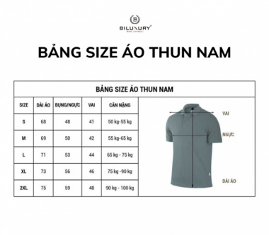 Cách chọn size áo thun đúng chuẩn số đo cơ thể nam giới