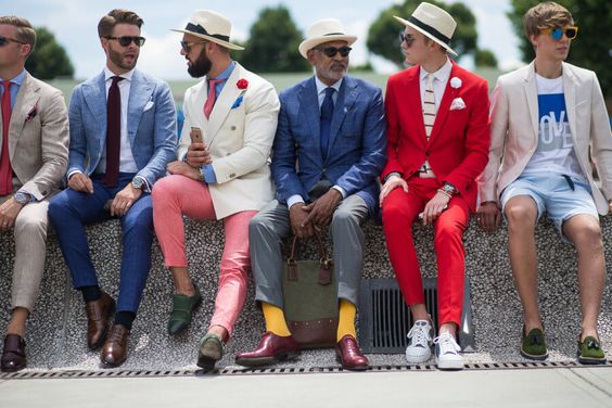 bí quyết mặc đẹp, phong cách, đàn ông có nên mặc quần áo màu sắc sặc sỡ?
