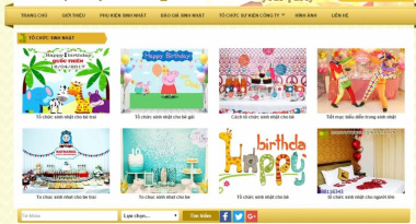 Top 9  Dịch vụ tổ chức, trang trí tiệc sinh nhật tại nhà cho bé ở Hà Nội