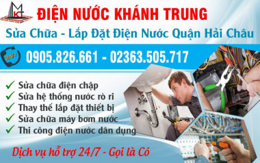 Top 11 Dịch vụ sửa điện nước tốt nhất tại Đà Nẵng
