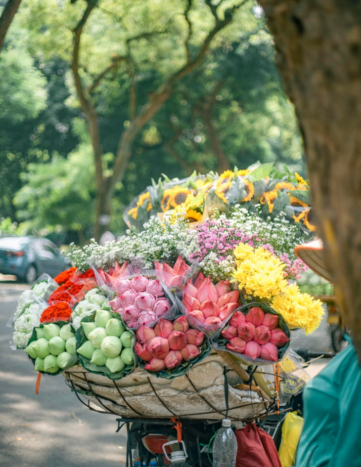 khám phá, trải nghiệm, ngắm loạt ảnh “đặc sản” thủ đô mùa thu – những chiếc xe hoa đầy màu sắc của thành viên việt nam ơi