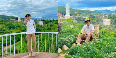 Tám Trình Coffee Experiences: View thác Voi và tượng Phật lớn nhất Việt Nam