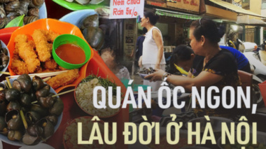 Delicious, long-standing snail shops in Hanoi for a cool autumn afternoon, suitable for gathering with friends