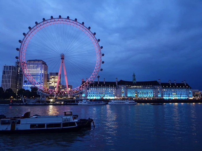 vòng quay london eye, khám phá, trải nghiệm, ngắm nhìn toàn cảnh thành phố trên vòng quay london eye