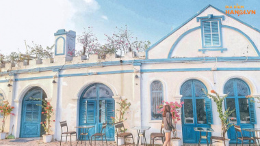 Lùng tìm Santorini Cafe Tây Hồ quanh năm đông khách