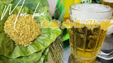 Beer made from Hanoi autumn specialties: Foreign guests sobbed, only drinking once a year