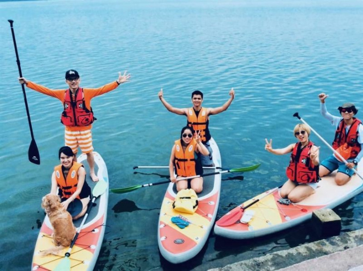 khám phá, trải nghiệm, chèo thuyền kayak hồ tây – chơi cực đã, lướt cực phê?