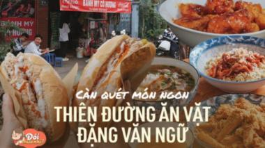Inundated with famous dishes in “snacks paradise” Dang Van Ngu