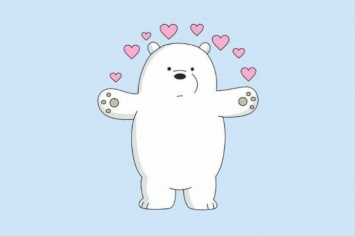 101 hình ảnh gấu trắng hoạt hình cute đẹp nhất tải miễn phí