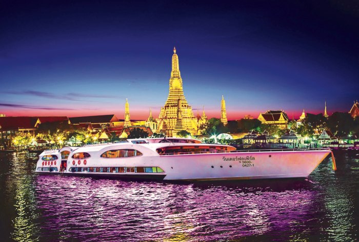 du lịch thái lan trải nghiệm wonderful pearl du thuyền hot nhất trên sông chao 