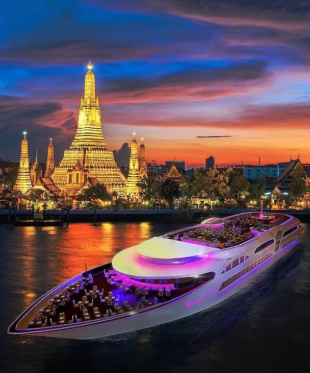 du lịch thái lan trải nghiệm wonderful pearl du thuyền hot nhất trên sông chao 
