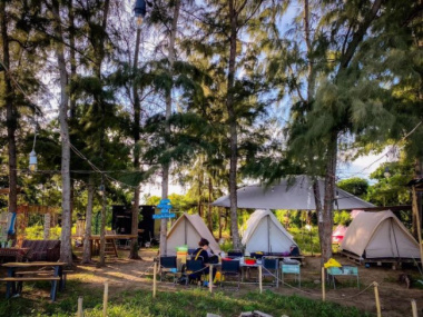 Phá đảo khu camping cực chill tại Cần Giờ